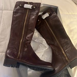 Franco Sarto - Panko Brown Riding style boots Size 8 dark brown